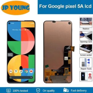 6.34″ Amoled For Google Pixel 5a 5G LCD Display Touch Panel Screen Digitizer Assembly G1F8F, G4S1M For Google Pixel 5a LCD