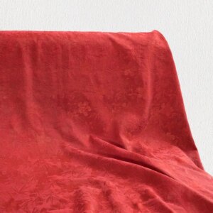 High Quality Real Silk 50momme Retro Chinese Style Soteil Fragrant Cloud Yarn Fabric Heavy Satin Clothing