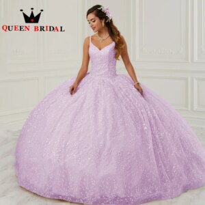 Exquisite Appliques Lace Quinceanera Dresses 2024 Sleeveless V Neck Birthday Gowns Vestidos De 15 Quinceañera Custom H77X