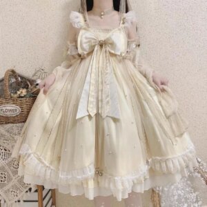 Suit Sling Dress JSK Sweet Daily Lolita Chinese Style Female