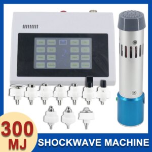 300MJ Shockwave Therapy Machine Pain Relief Body Massager Tennis Elbow Shock Wave Instrument Professional ED Treatment
