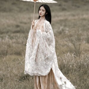 Hanfu female 2024 Wei Jin wind ancient dress to lead ruqun ancient wind big sleeve shirt super Xianqi spring and autumn dress
