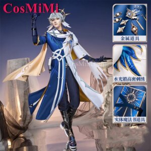 CosMiMi Game Honkai: Star Rail Sunday Cosplay Costume New Skin Fashion Battle Uniform Men Carnival Party Role Play Clothing S-XL