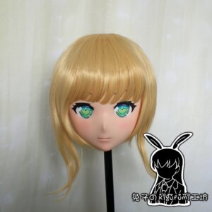 (RB6523)Quality Handmade Female Resin Cosplay Japanese Role Anime Kigurumi Crossdress Doll Transgender Mask
