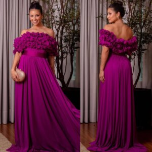 Customized Satin Pleat Valentine’s Day A-line Boat Neck Bespoke Occasion Gown Long Dresses
