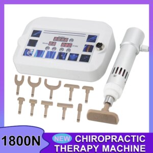 Electric Chiropractic Ajusting Tools Spinal Correction Adjusting Machine 1800N Relief Lumbar Pain Deep Body Massage Home Use