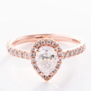 Provence 10K/14K/18K Moissanite Wedding Rings for Women Pear Cut D Color  VVS1 Diy Fine Jewelry Women’s Engagement Rings GRA
