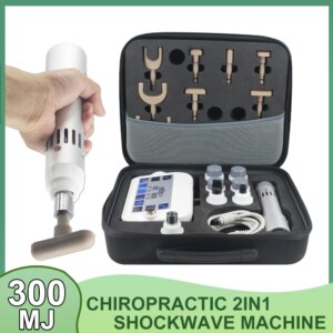 300MJ Shockwave Therapy Machine ED Treatment Pain Relief Electric Chiropractic Correction Massager Sports Injury Deep Massage