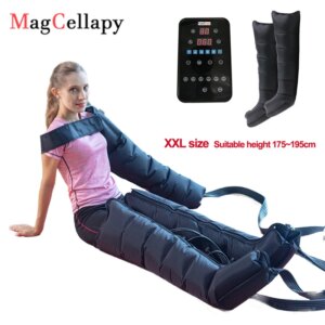 Air Compression Massager Leg Massage System Extended 6 Rooms to Promote Blood Circulation Muscle Relaxer Home Office