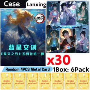 Wholesale Lanxing Club Demon Slayer Collection Cards Japanese Anime Booster Box Tcg Card Toy Hobbies Gifts