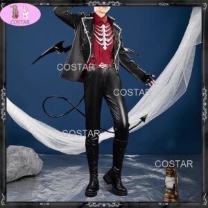 [Customized] Game Vtuber Watarai Hibari Cosplay Costume Cos Anime Party Uniform Hallowen Play Role Clothes Clothing Full Set