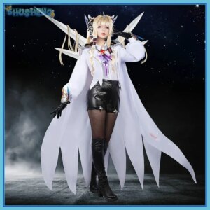 NIKKE:The Goddess of Victory Crown Cosplay Costume Halloween Party JK Uniform Coat Skirt Wig Prop Set Men Women Fashion Clothing