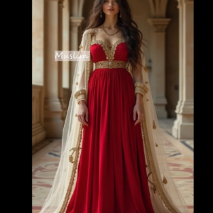 Victorian Red Prom Dress With Caped Baroque Renaissance Long Sleeve Lace Fairy Woodland Evening Dress 2025 Formal Customized