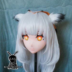 (RB294)Handmade Female/Girl Resin 3/4 Head Japanese Cartoon Character Ptilopsis Cosplay Kigurumi Mask Crossdress Doll Mask