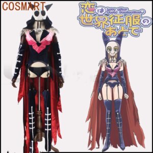 Anime Love After World Domination Magahara Desumi Cosplay Costume Halloween Uniform Women Carnival Party Outfits Sexy Jumpsuit