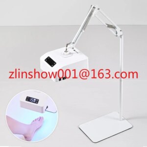 New LED high power foot UV curing light Foot nail beauty lamp Rechargeable gel paint drying light foot switch floor lamp.
