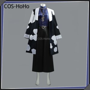COS-HoHo Vtuber Nijisanji Leos New Clothes Game Suit Gorgeous Uniform Cosplay Costume Halloween Carnival Party Role Play Outfit