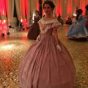 1860s Victorian Dress Dusty Pink Princess Costume Historical Civil War Southern Belle Wedding Party Dress Ball Gown Customized