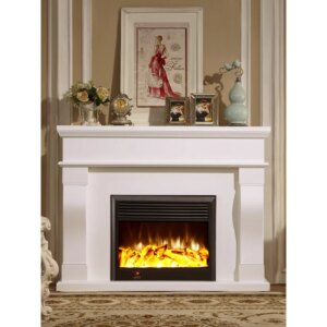 1.5m American mantel electric fireplace simulation heater household simple European decorative cabinet
