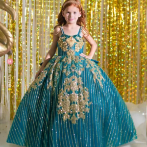 Mini Quinceanera Dresses Mexican Ball Gown Sequins Appliques Flower Girl Dresses Charro Pageant Dresses Baby Customized