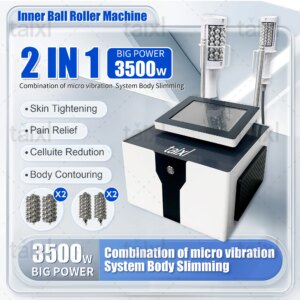 TAIXL Body Sculpting Inner Ball Roller Machine Facial Body Roller Slimming Machine Improve Skin Cellulite Hi-emt