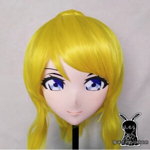 (RK9184)Top Quality Handmade Female Resin Cosplay Japanese Role Play Ellie Kigurumi Mask Crossdresser Doll Transgender Mask