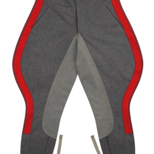 GUWB-122 WWII German Heer General Stone Grey Wool Riding Breeches