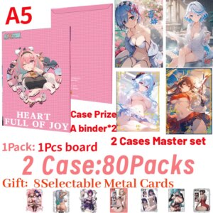Newest A5 Size Goddess Story waifu Board Heart Full Of Joy Hobby Colleciton Card Doujin CCG Waifu Board Anime Toys Card Gifts