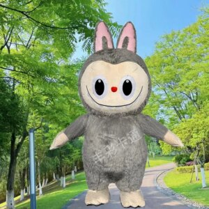 2m/2.6m Inflatable LABUBU Mascot Costume Parade High Quality Birthday for Adult Animal Halloween Party No Battery