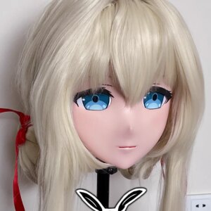 (RB24018)Customize Full Head Quality Handmade Female/Girl Resin Japanese Anime Cartoon Character Kig Cosplay Kigurumi Mask