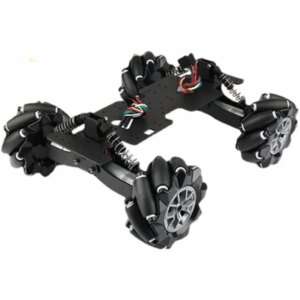 4WD McNum Wheel Chassis Smart Car Chassis Suspension adjustable damping chassis for Arduino Wifi DIY Parts