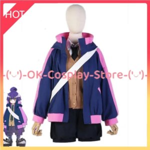 [Custom Made] Anime Dark Gathering Cosplay Costume Women Cute Party Suit Coat Vest Shirt Pants Bag Halloween Carnival Uniforms