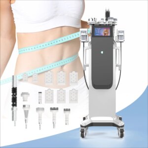 80K Cavitation Machine 8 in 1 Ultrasonic Cavitation Body Slimming Lose Weight Multipolar Facial Skin Tightening Lifting Machine