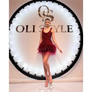 Cathy Customized Burgundy Sheath Mini Prom Dresses Pleated Shiny Sequins vestidos de noiva Luxury Sleeveless Evening Dress 2025