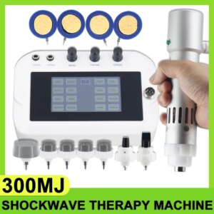 Pain Relief Shockwave Therapy Machine With 7 Heads ED Treatment 300mj Shock Wave Physiotherapy Muscle Stimulators Muscle