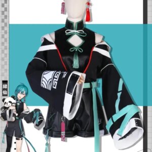 Vtuber Ryushen New Clothes Cosplay Costume Cos Game Anime Party Uniform Hallowen Play Role Clothes Clothing New Full Set