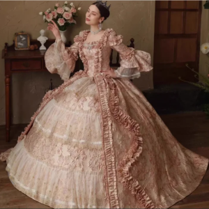 Lolita’s Pink French Travel Palace Performance Dress, British Performance Dress