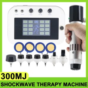 Professional Shockwave Therapy Machine For ED Treatment Relieve Neck Pain High-Tech Handle Shockwave Body Massager EMS 300MJ