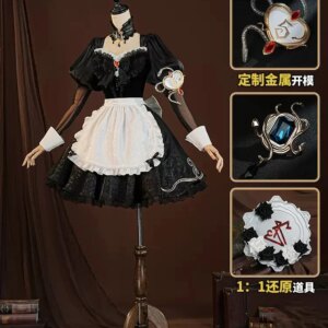 Cos Identity Ⅴ Anime Game Cosplay Priestess Fei The Redheaded Witch Full Set Pre sale