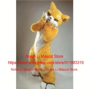 Top Plush Husky Dog Fox Wolf Mascot Costume Adult Cartoon Set Role Playing Advertisement Game Party Festival Celebration 212