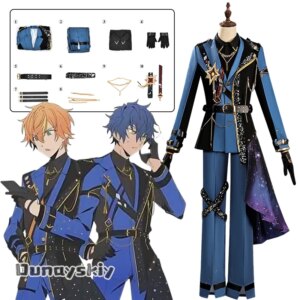 Stars Pjsk Cosplay Costume metal parts Ensemble Aoyagi Toya/Kamishiro Rui/Tenma Tsukasa/Shinonome Akito Role-play Suit uniforms