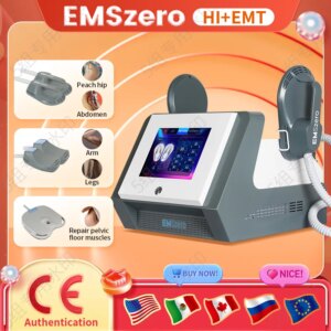 Hi-EMT Professional EMS Body Sculpting Machine 6500W NEO RF EMSzero Sculpt Fat Burning Slimming Build muscles Beauty Equipment