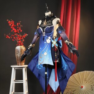 NEW 2024 Games Ganyu Cosplay Costume Halloween Party Suit Carnival Outfit Dress