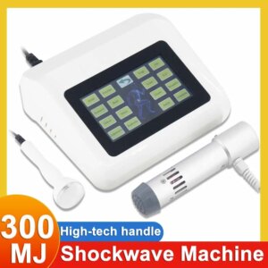 Shockwave Therapy Machine ED Treatment Pain Relief Ultrasound Therapy Instrument 300MJ Shock Wave Device Tennis Elbow Body