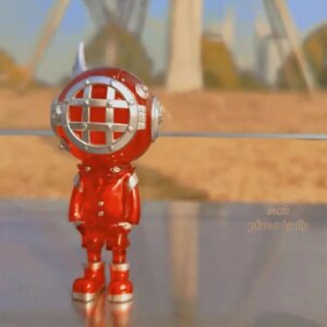 Sank Toys Sank The Child Little Sank BackPack Boy Red Tide Resin Painted Collection Figurine Figure Model Statue