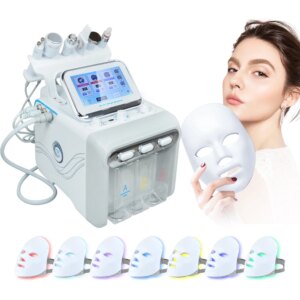 Skinterest 6/7-in-1 Multifunctional Water Coagulationo Xyhydrogen Micro Grinder H2o2 Facial Skincare And Cleansing Machine Beaut