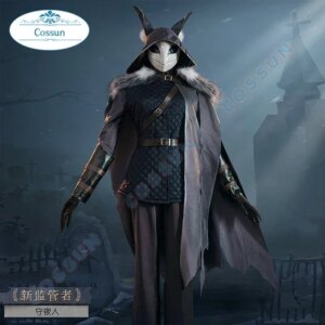 Game Identity V Ithaqua Cosplay Costume Fashion Game Suit Handsome Uniform Cloak Halloween Party Outfit For Men New
