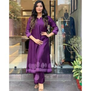 Fully Stitched Kurta Palazzo Dress Indian Wedding Salwar Kameez Dress Kurti Pant