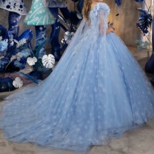 BA29 Customized Flower Girl Party Dresses V Neck Ball Gown Kids Wedding Occasion Wear Prom Evening Dress vestidos para niñas
