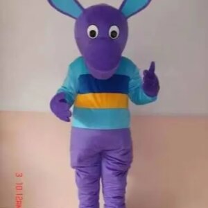 New Adult Best Sale Lovely Purple kangaroo Animal Cartoon Mascot Costume Christmas Fancy Dress Halloween Mascot Costume